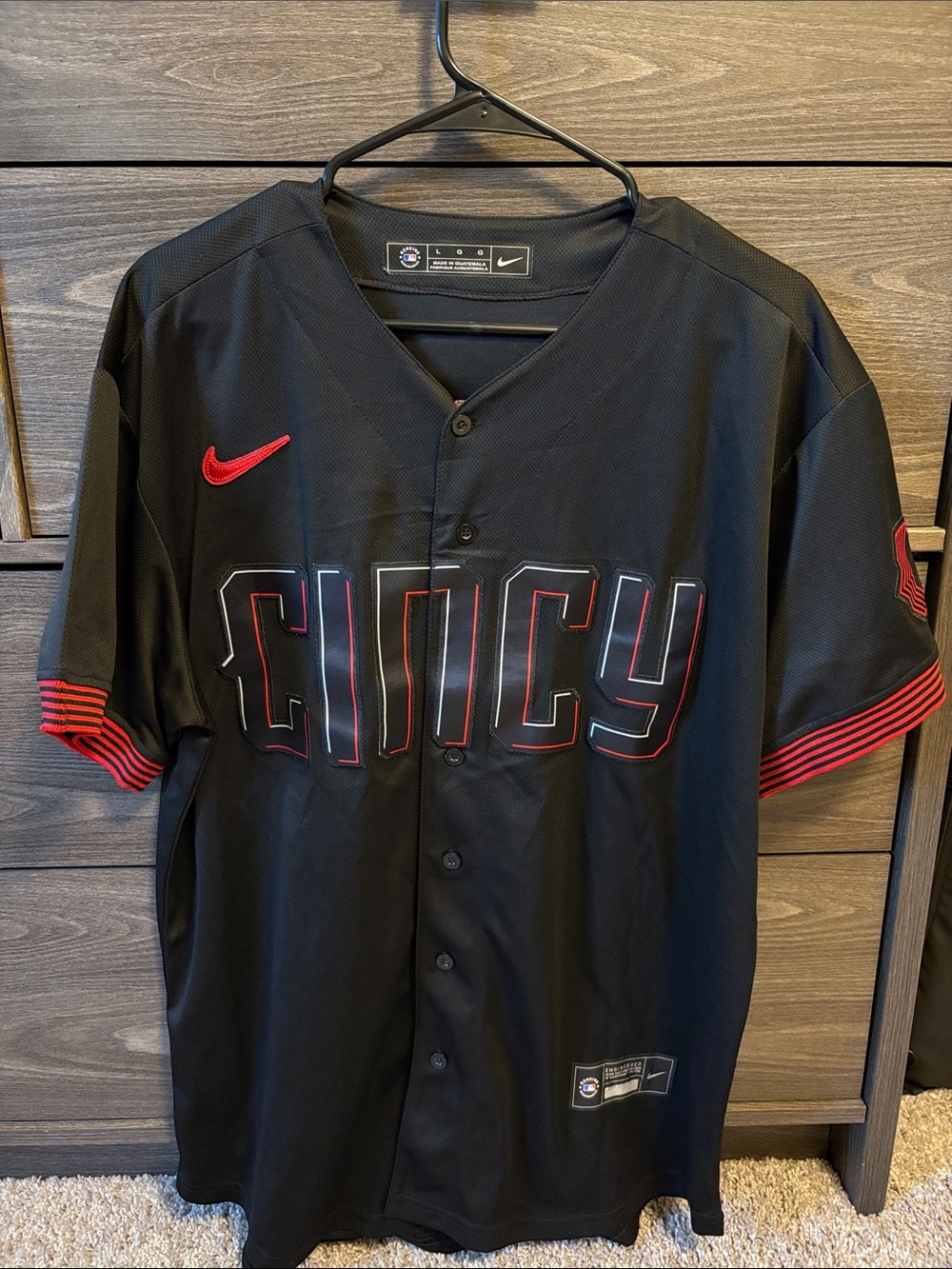 Nike Cincinnati Reds Men’s MLB Baseball Jersey Jonathan India Number 6 Size L